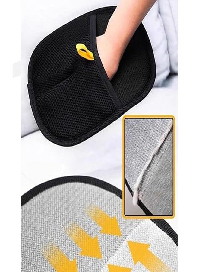 SHOPELLA قفازات شوبيلا لإزالة شعر الحيوانات الأليفة - قفاز عناية 2 في 1 مُعزز بخاصية إزالة الكهرباء الساكنة للكلاب والقطط - قفاز قابل لإعادة الاستخدام لإزالة الشعر المتساقط والتدليك - مزيل سهل للشعر من الأثاث والأرائك والسجاد ومقاعد السيارات - عناية لطيفة ومريحة بالحيوانات الأليفة - Image 5